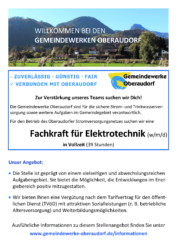 Aktuelle Stellenangebote Elektrotechnik Kufstein 01.05.2025